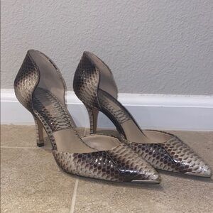 Like New Michael Kors Snakeskin Pumps